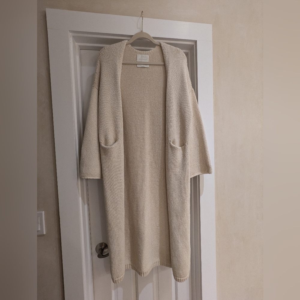 Lauren Manoogian Cotton/Wool Coatigan